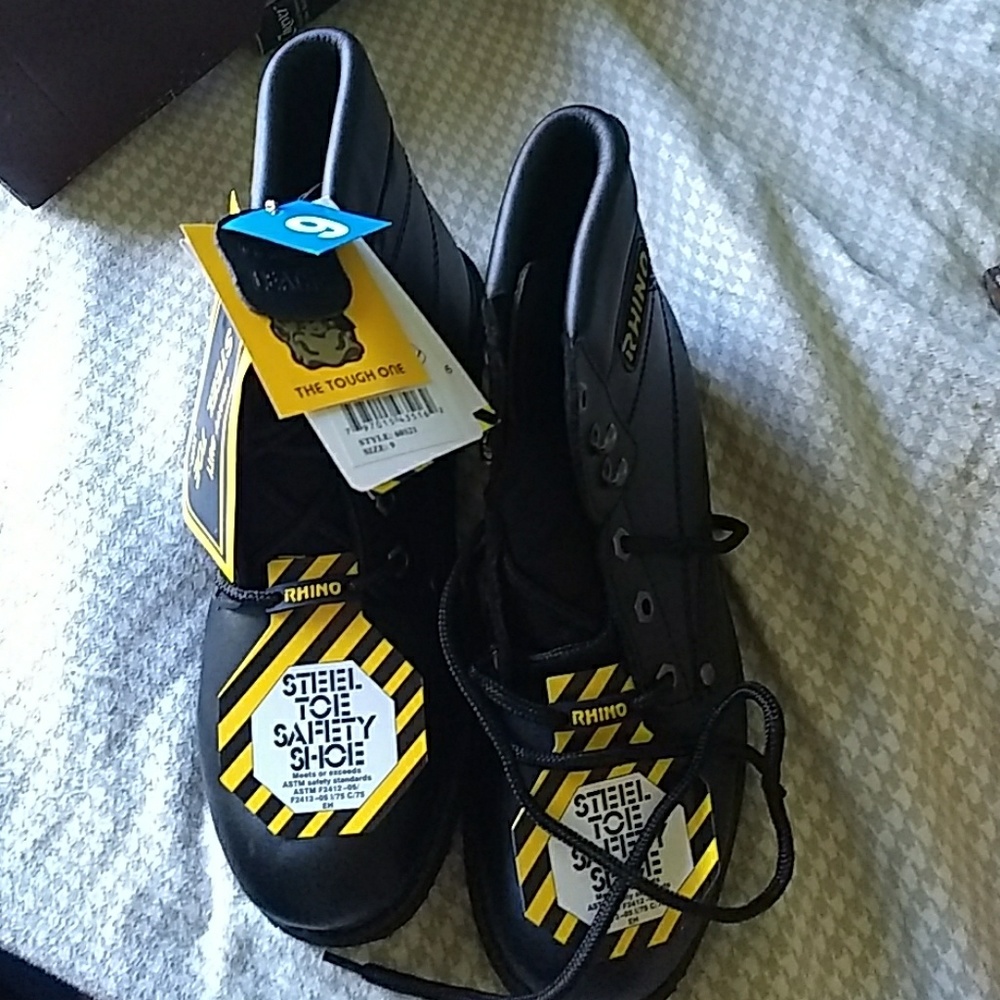 Steal toed boots